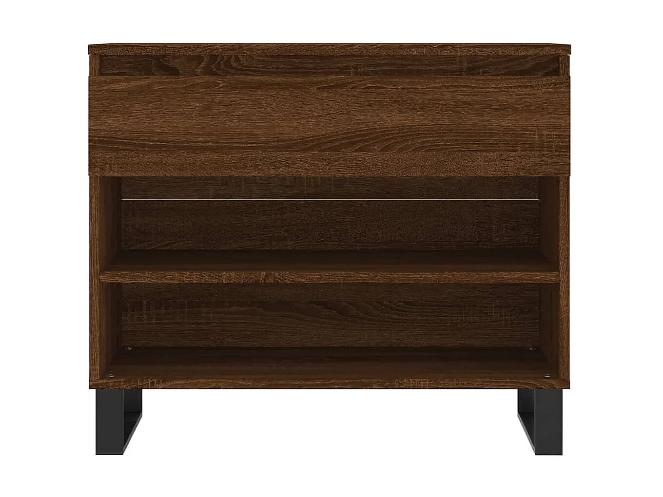 Armário para sapatos Carvalho castanho 70x36x60 cm Madeira trabalhada