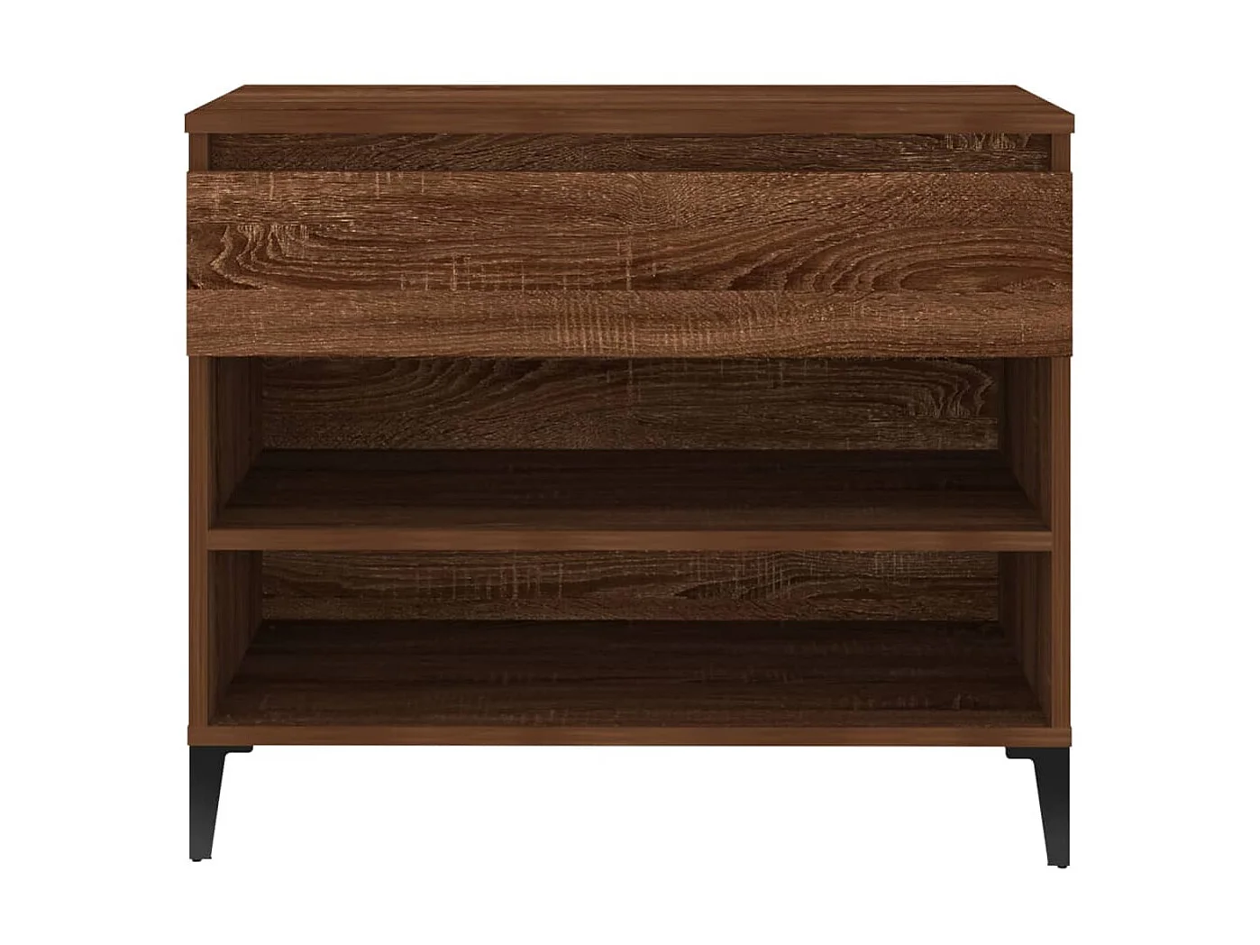 Schuhschrank Braune Eiche 70x36x60 cm Holzwerkstoff