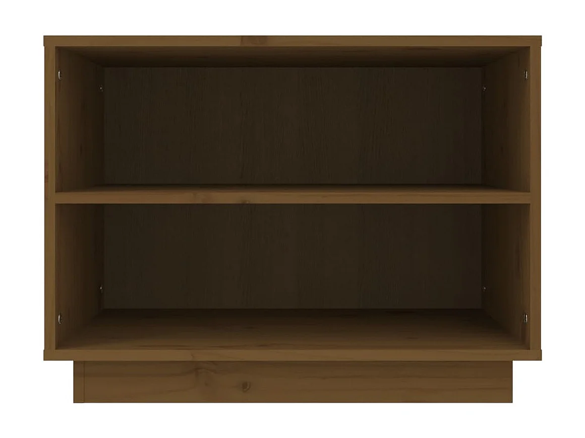 Armoire à chaussures Marron miel 60x34x45 cm Bois de pin massif