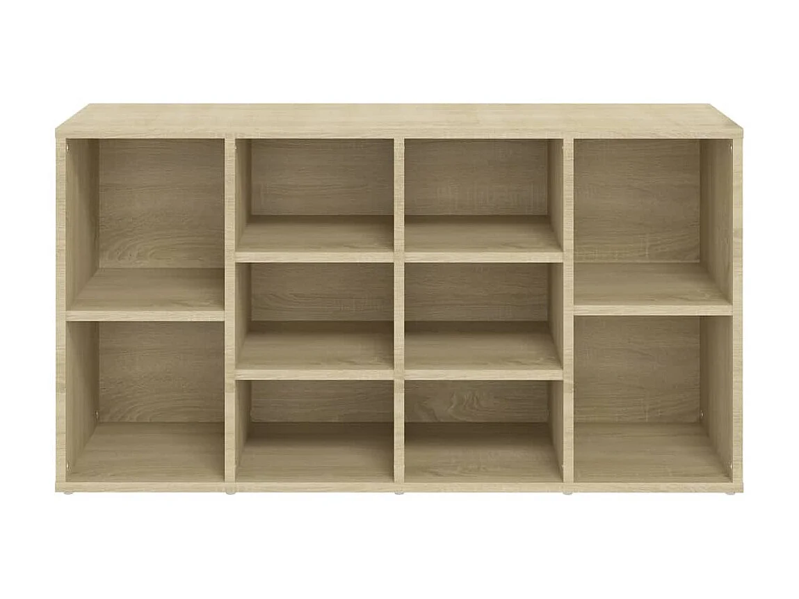 Panca per scarpe Rovere Sonoma 103x30x54,5 cm Truciolare