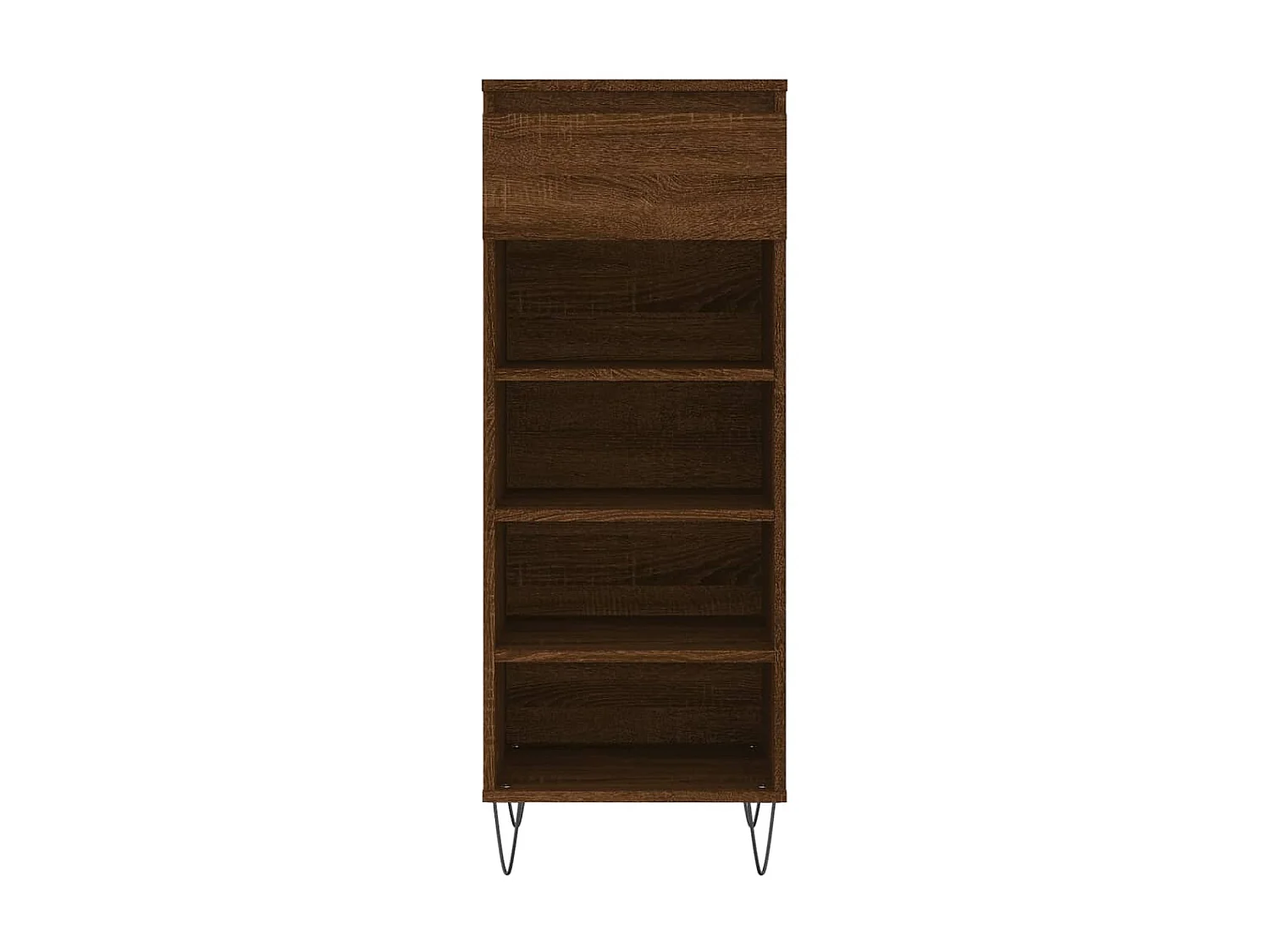 Scarpiera Rovere marrone 40x36x105 cm MDF