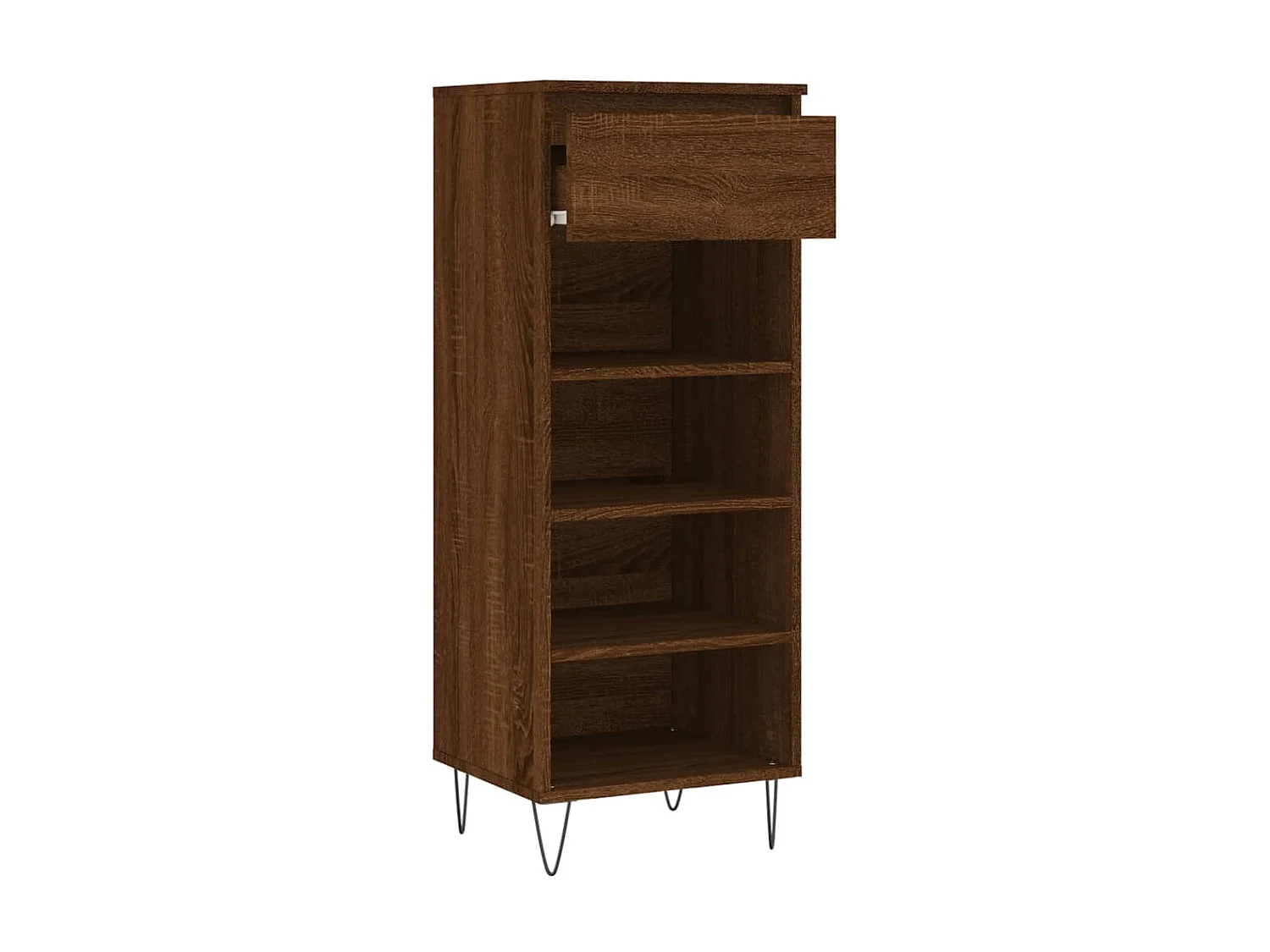 Scarpiera Rovere marrone 40x36x105 cm MDF