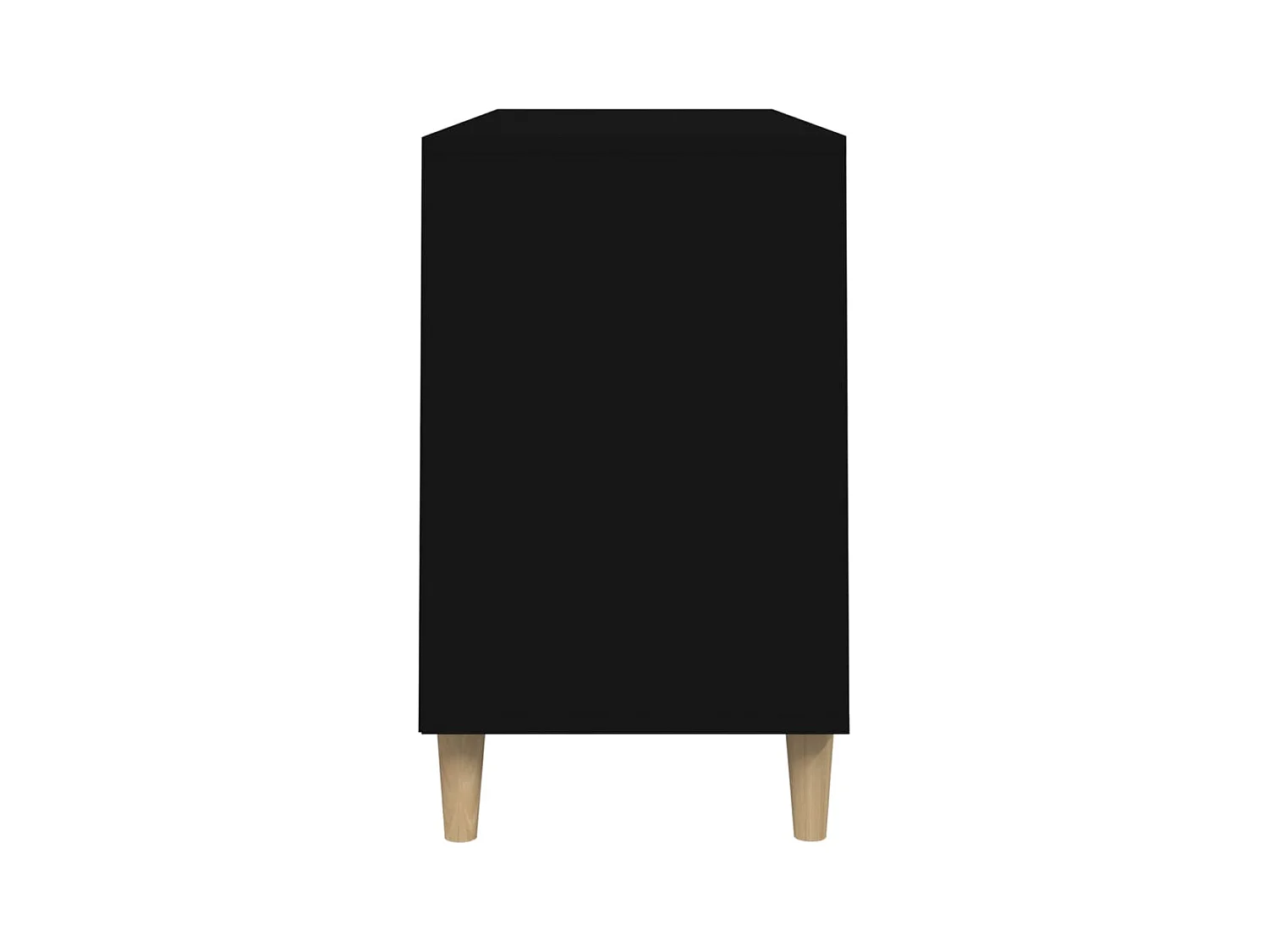 Schoenenkast Zwart 102x36x60 cm Bewerkt hout