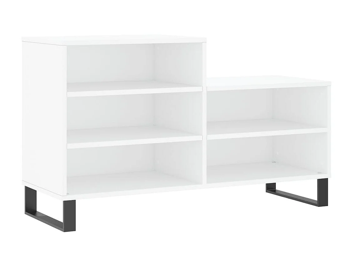 Armoire à chaussures Blanc 102x36x60 cm Bois d'ingénierie