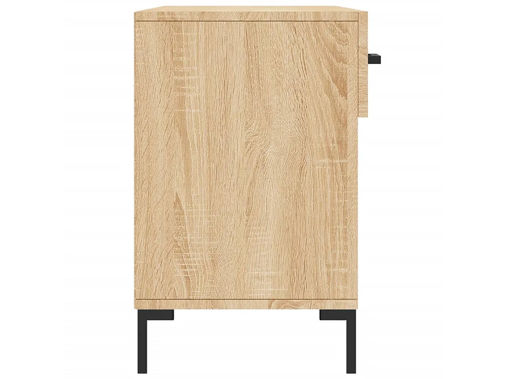 Banc à chaussures chêne sonoma 102x35x55 cm bois d'ingénierie