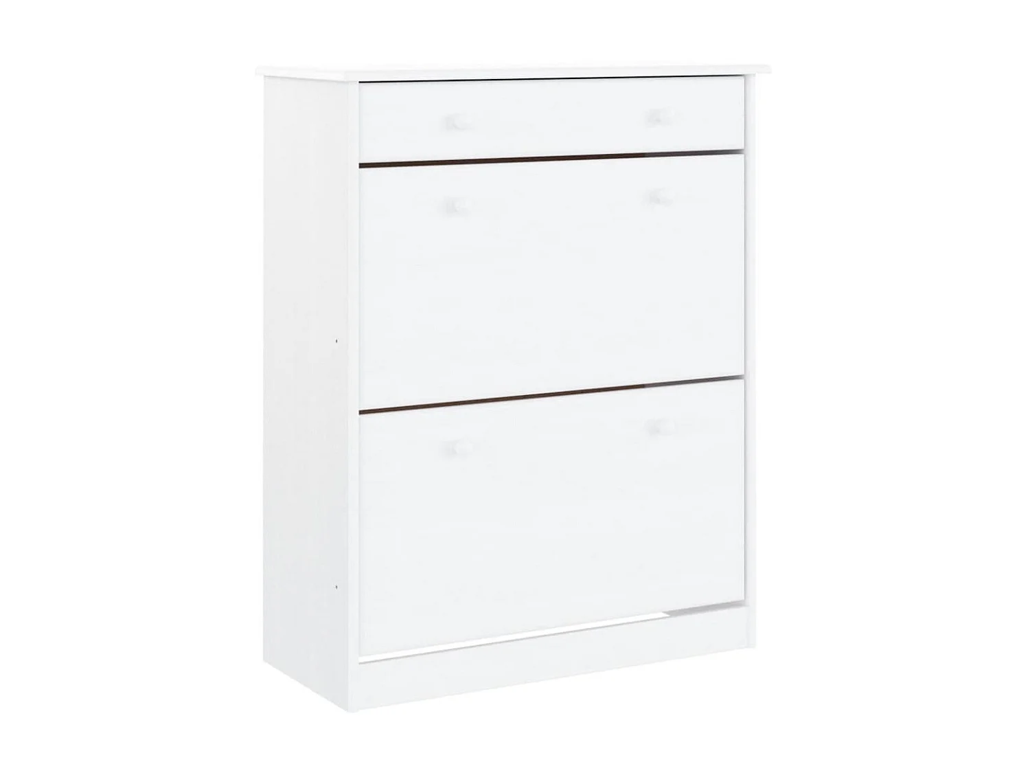 ALTA schoenenkast wit 77x35x96 cm massief grenenhout