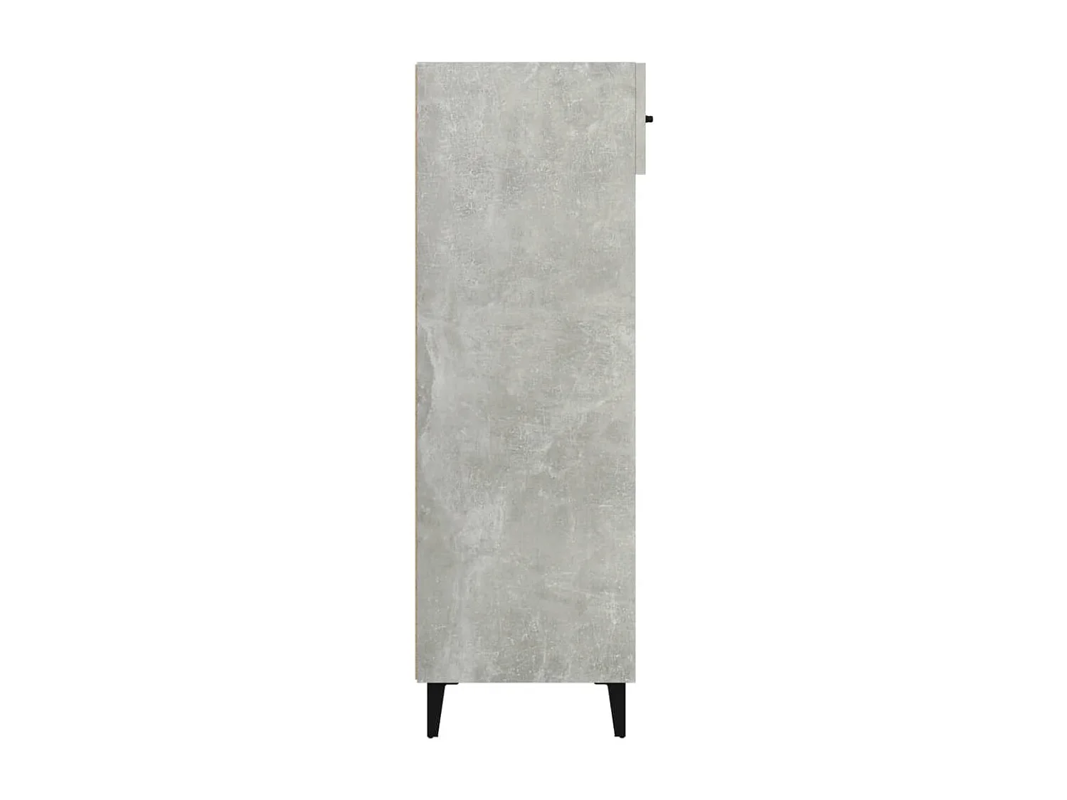 Armoire à chaussures Gris béton 60x35x105 cm Bois d'ingénierie