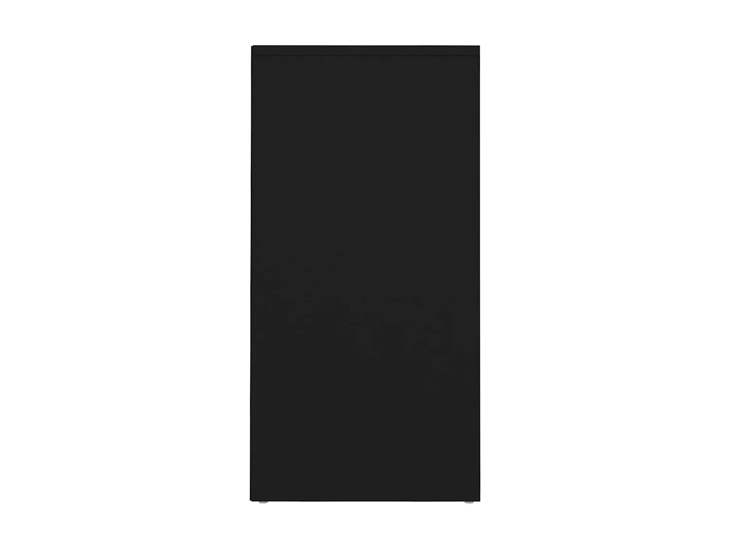 Schoenenkasten 2 stuks Zwart 31,5x35x70 cm Spaanplaat