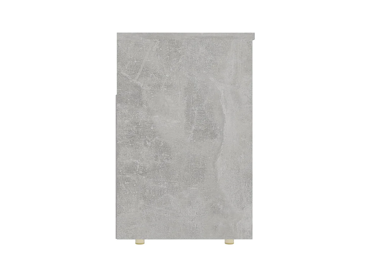 Banc à chaussures Gris béton 105x30x45 cm Aggloméré