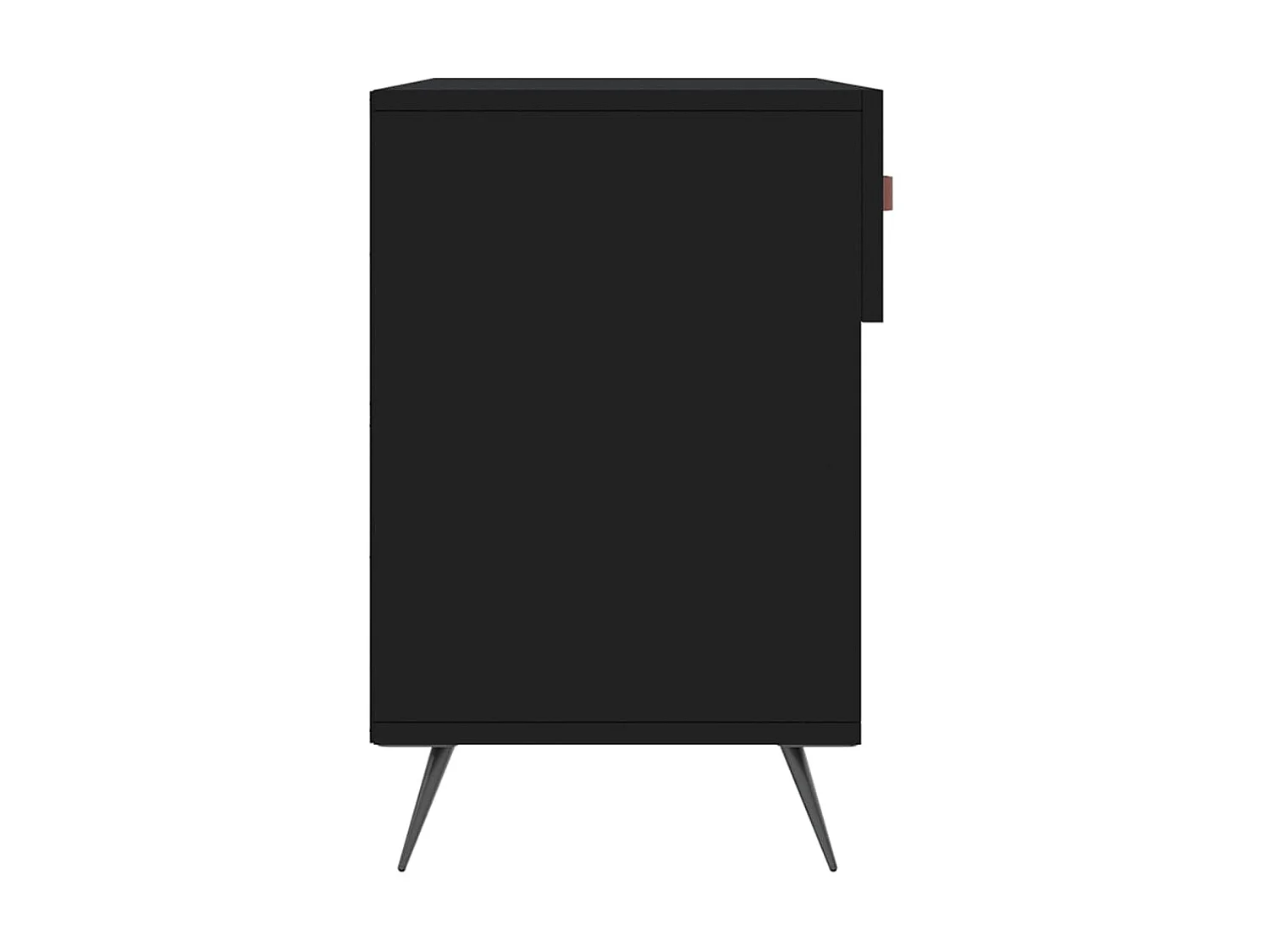 Zwarte schoenenbank 102x35x55 cm samengesteld hout