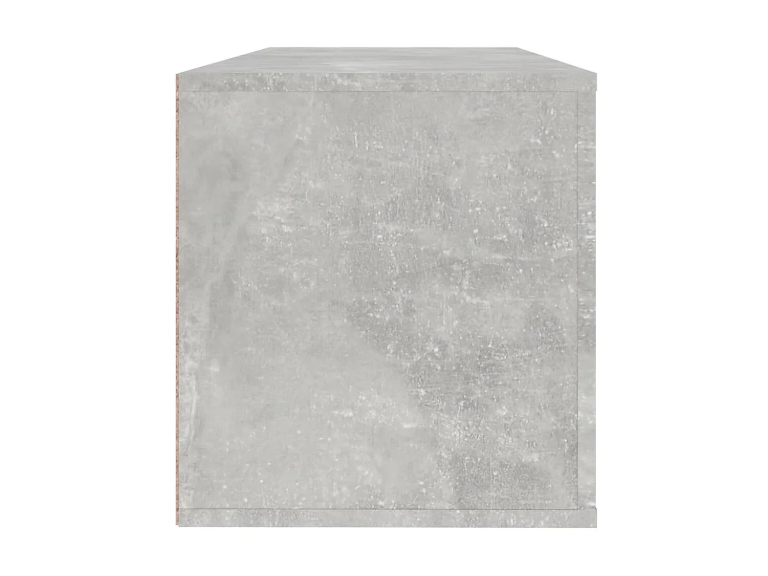 Scarpiera a parete Grigio cemento 100x35x38 cm