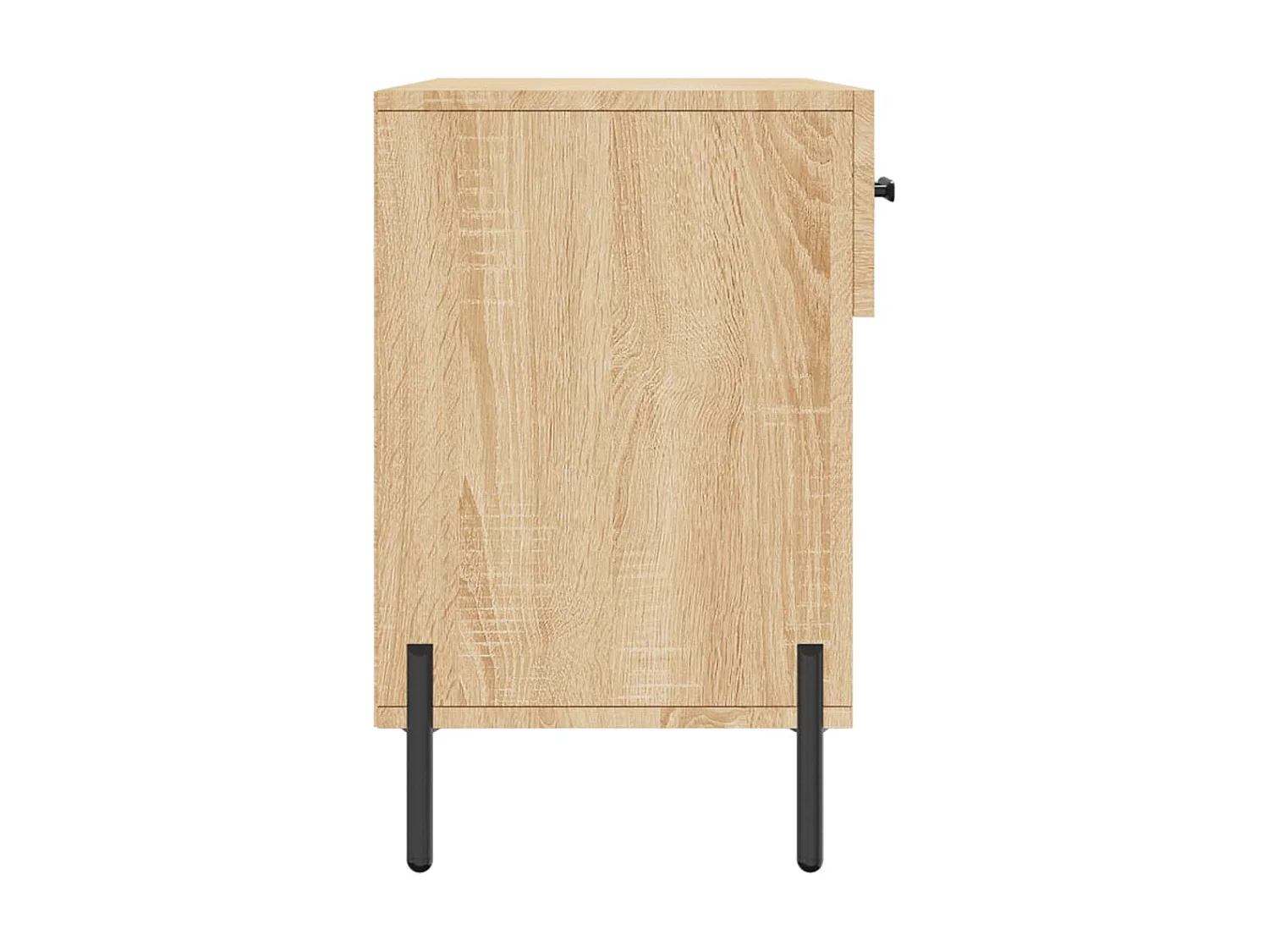 Banco de sapatos de carvalho Sonoma 102x35x55 cm madeira projetada