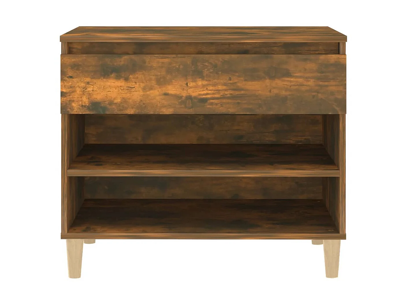 Zapatero Roble ahumado 70x36x60 cm Madera contrachapada