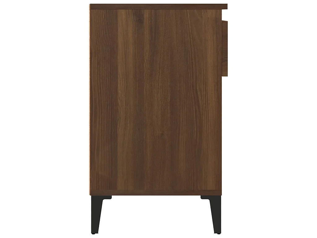 Scarpiera Rovere marrone 102x36x60 cm MDF
