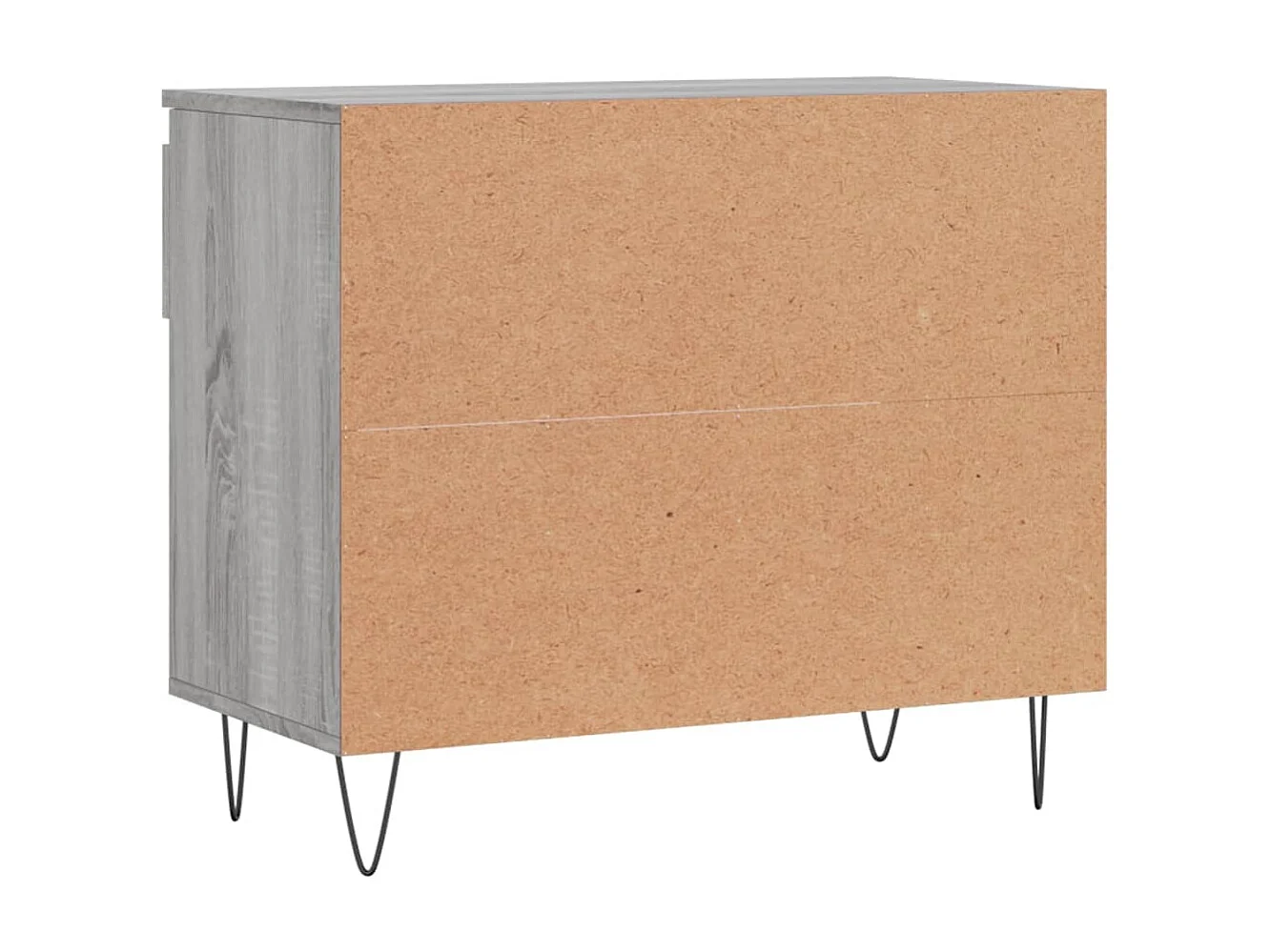 Scarpiera Sonoma grigia 70x36x60 cm MDF