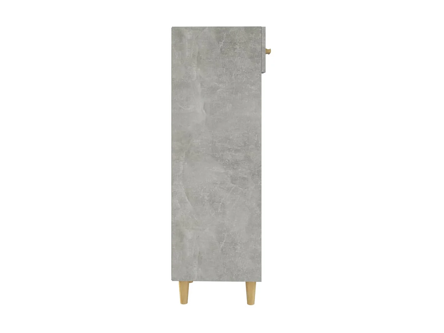 Armoire à chaussures Gris béton 30x35x105 cm Bois d'ingénierie