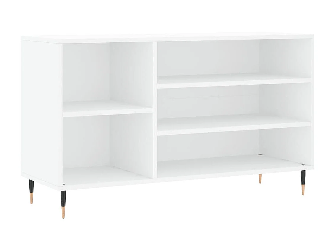 Armoire à chaussures Blanc 102x36x60 cm Bois d'ingénierie