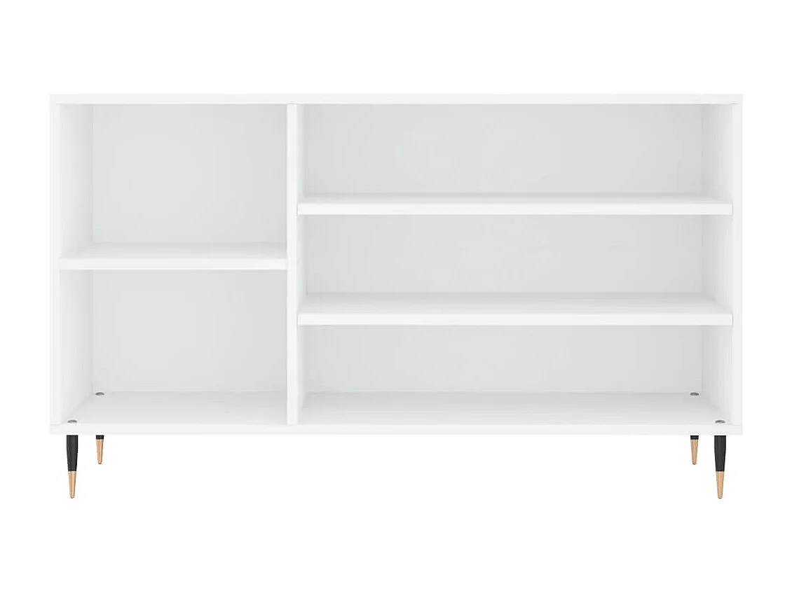 Armoire à chaussures Blanc 102x36x60 cm Bois d'ingénierie