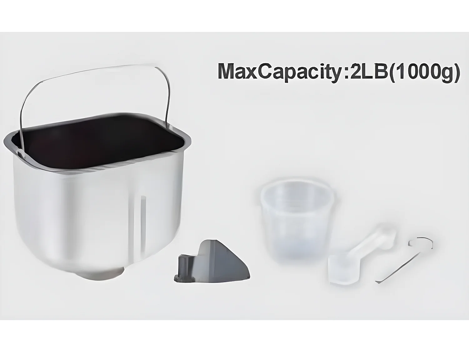 Machine à pain BAKER Blanc Polypropylène 600W