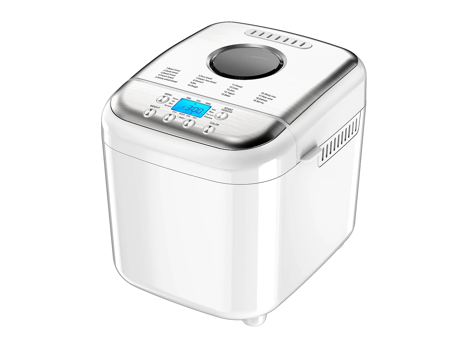 Machine à pain BAKER Blanc Polypropylène 600W