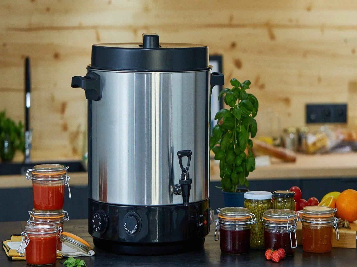 Stérilisateur électrique SEQUOIA Argent Acier inoxydable 32L