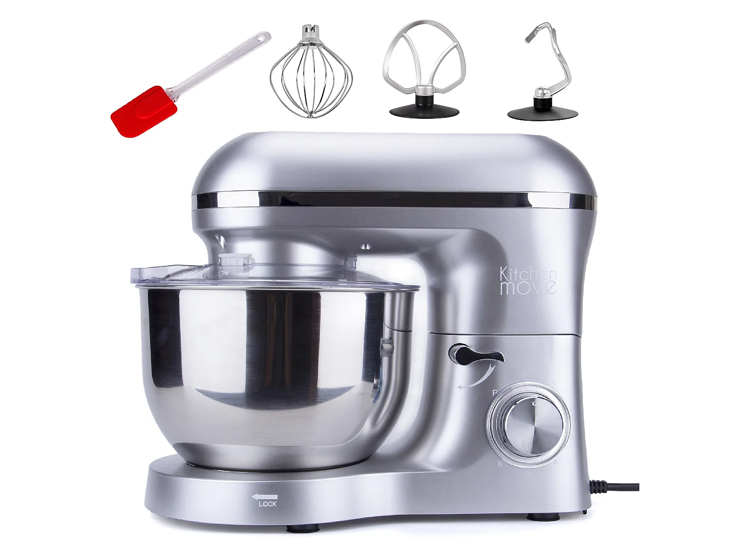 Robot patissier multifonction VIPER Gris Acier 1500W