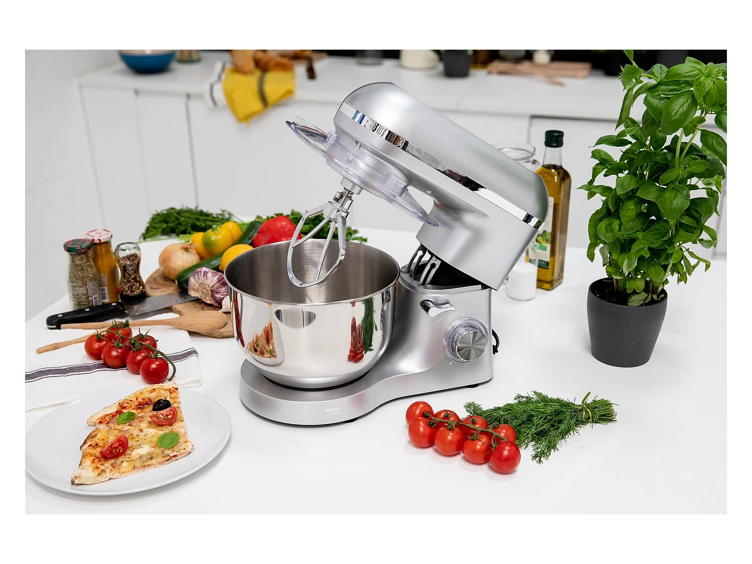 Robot patissier multifonction VIPER Gris Acier 1500W