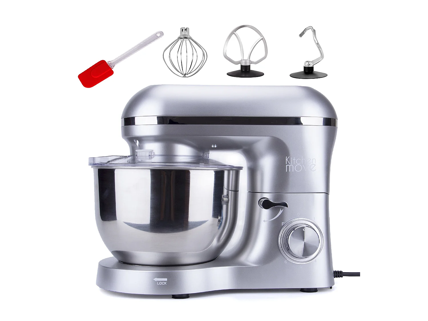 Robot patissier multifonction VIPER Gris Acier 1500W