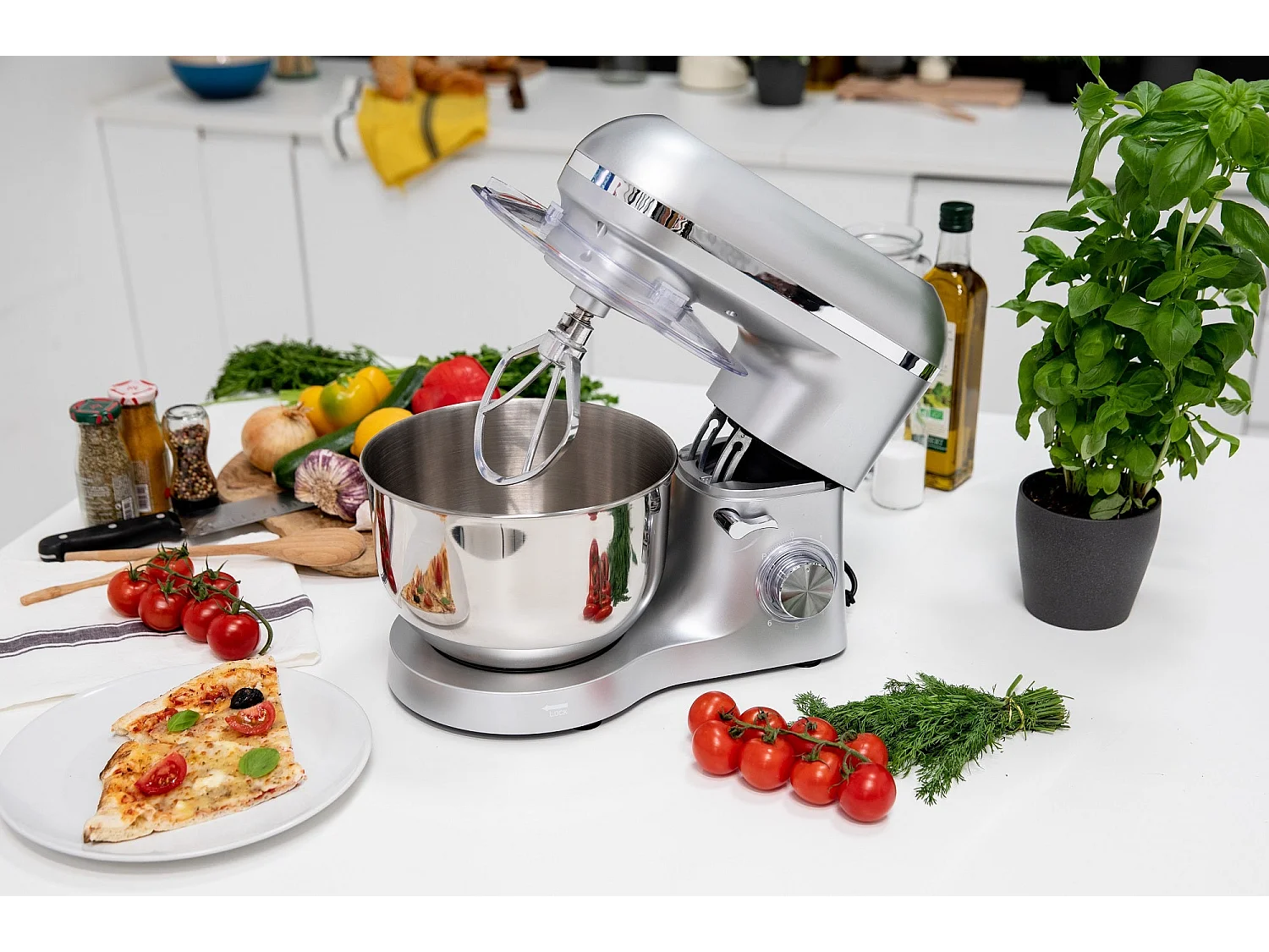 Robot patissier multifonction VIPER Gris Acier 1500W