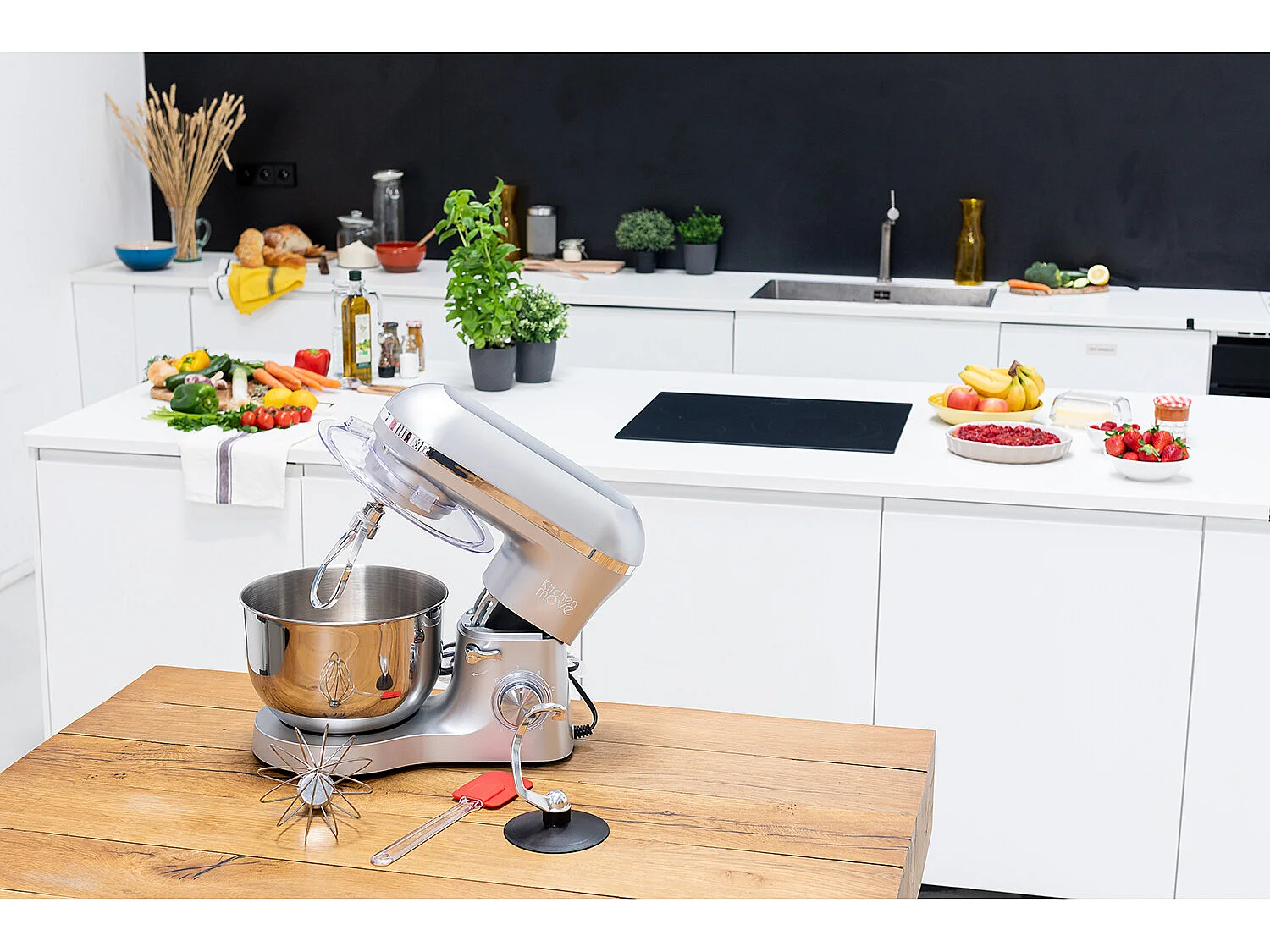 Robot patissier multifonction VIPER Gris Acier 1500W