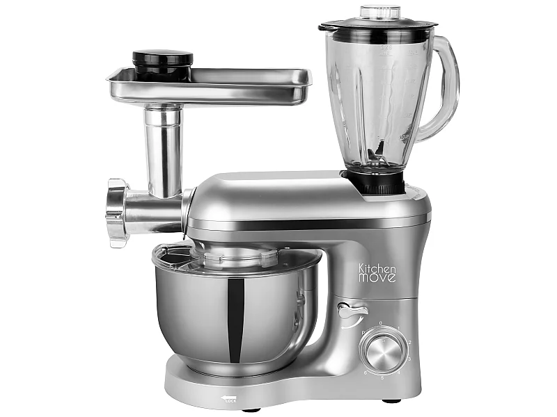 Robot patissier hachoir blender VIPER PRO Gris Acier 1500W