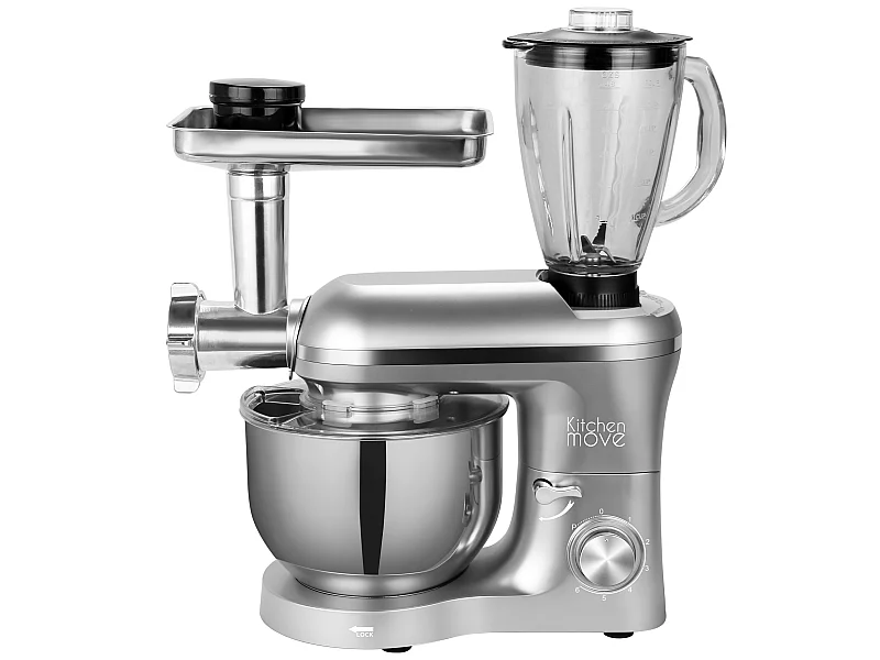 Robot patissier hachoir blender VIPER PRO Gris Acier 1500W