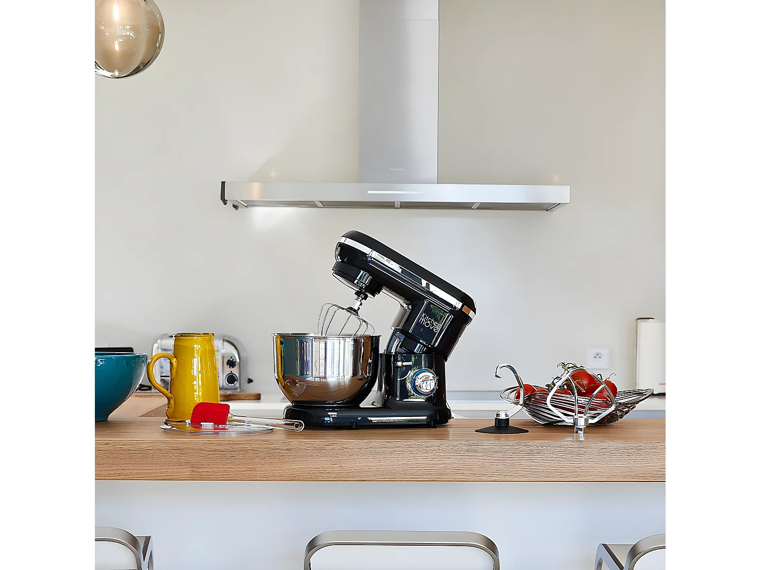 Robot patissier multifonction DALLAS Noir Plastique 1500W