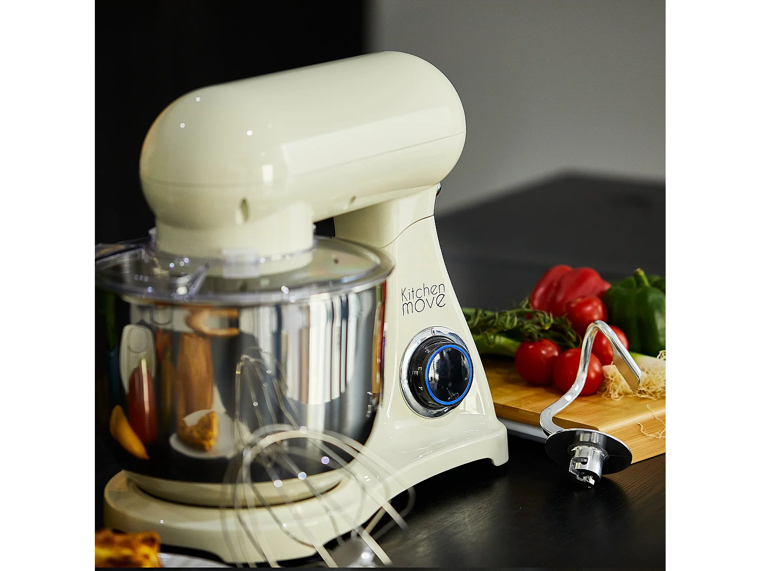 Robot pâtissier multifonction ELTON Beige Acier inoxydable 1800W