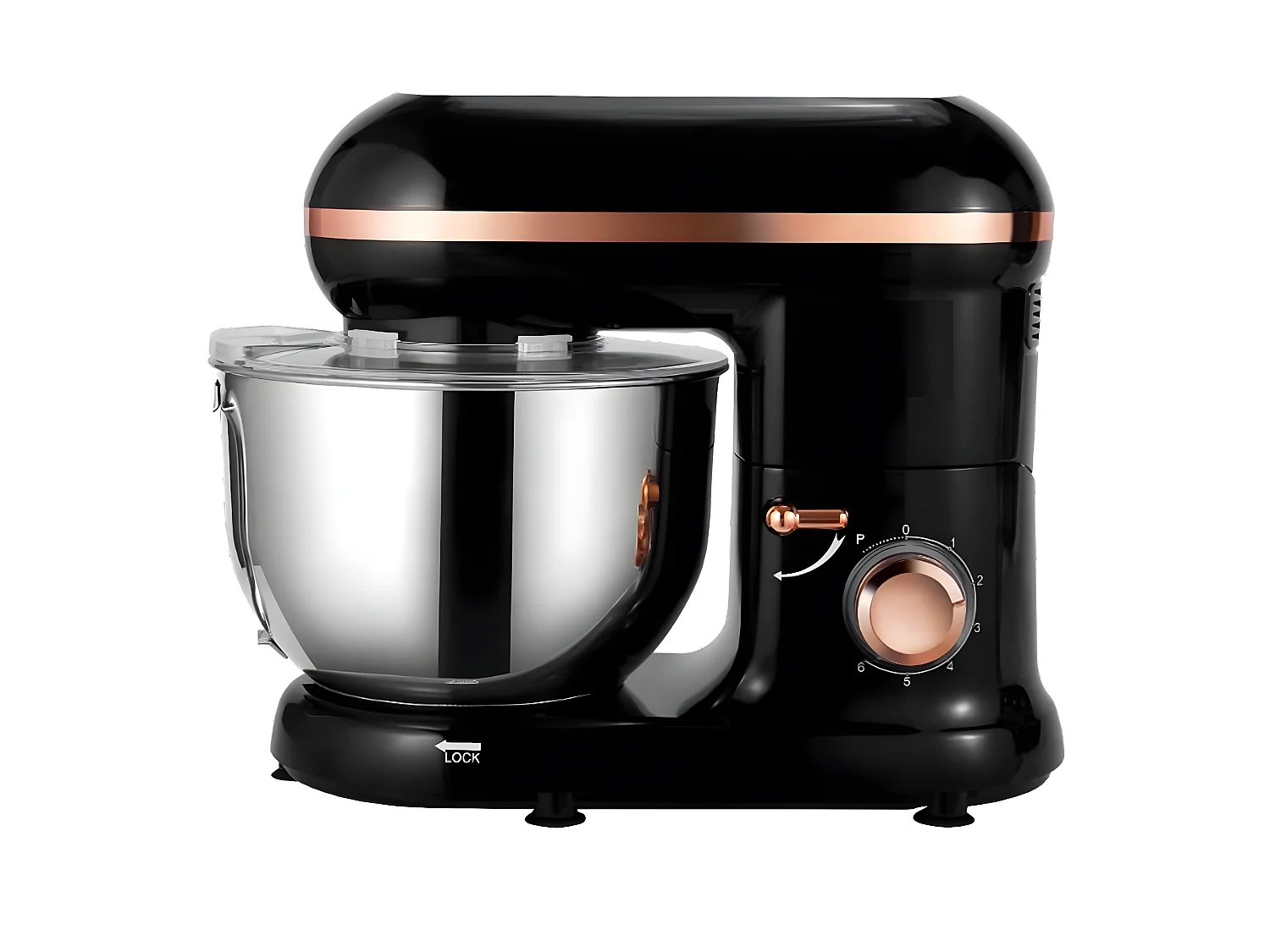 Robot patissier multifonction DALLAS Noir Plastique 1500W