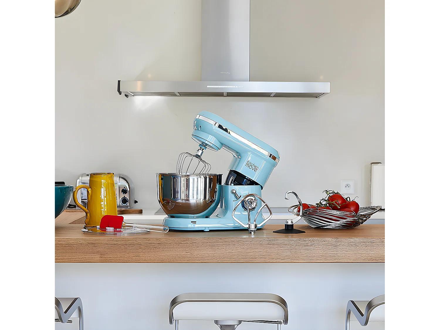 Robot patissier multifonction DALLAS Bleu Plastique 1500W