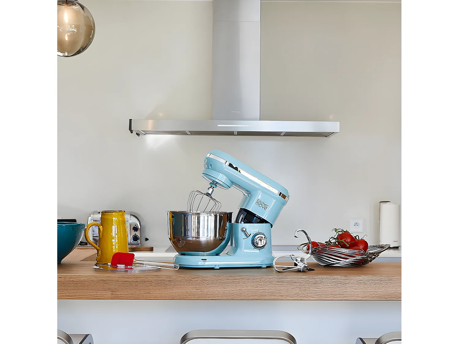 Robot patissier multifonction DALLAS Bleu Plastique 1500W