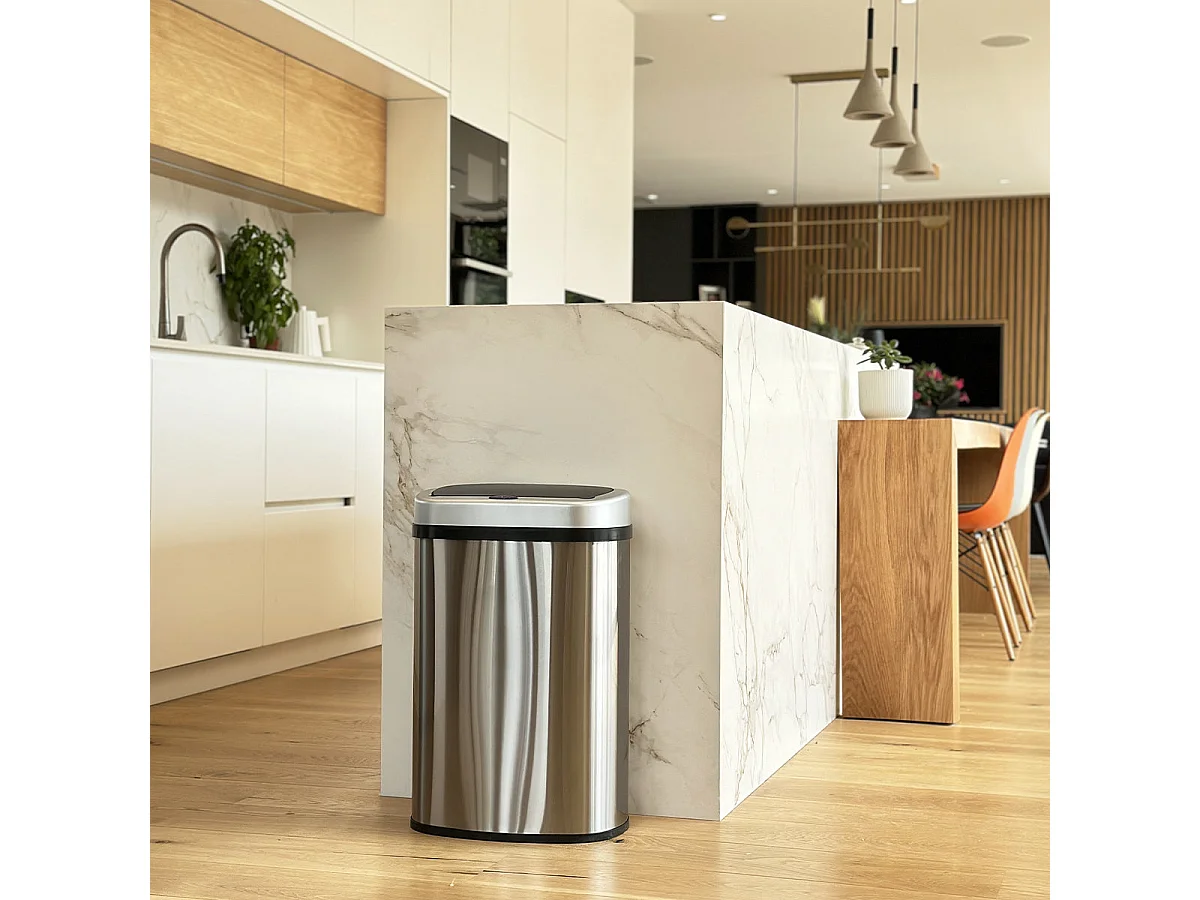 Poubelle de cuisine automatique MAJESTIC Silver Acier inoxydable 58L