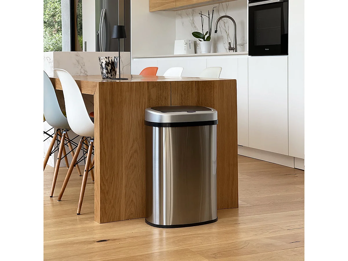 Poubelle de cuisine automatique MAJESTIC Silver Acier inoxydable 58L