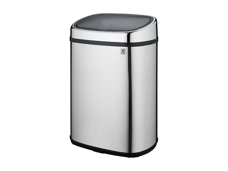Poubelle de cuisine push CITY Argent Acier inoxydable 48L