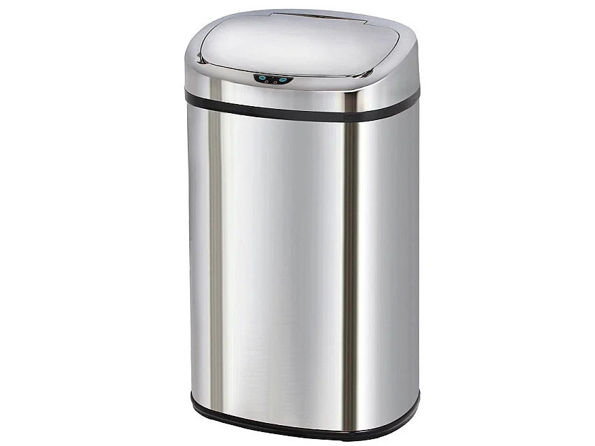 Poubelle automatique inox MAJESTIC argent 58L