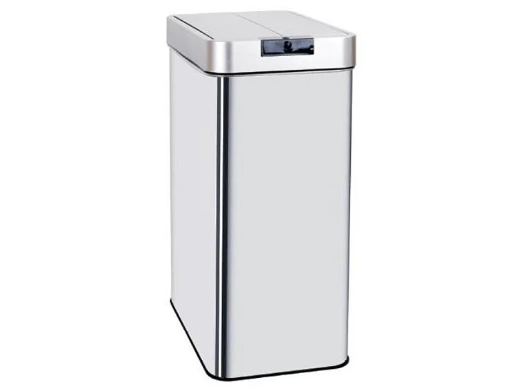 Poubelle automatique inox SILVERLAKE argent 60L