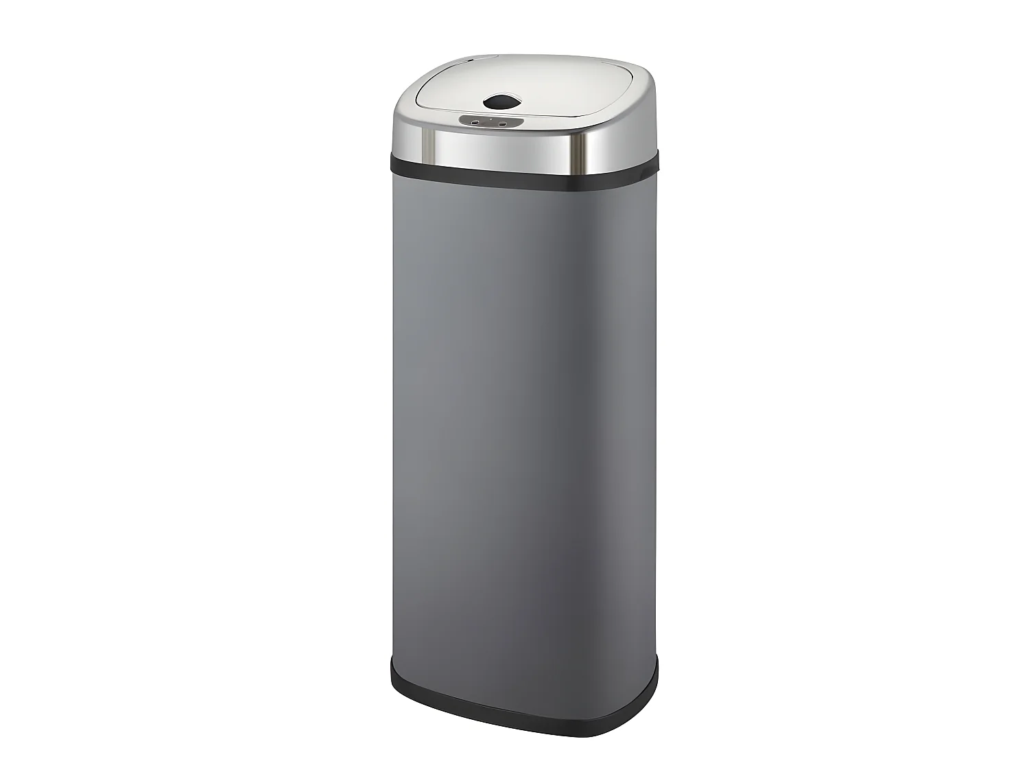 Poubelle de cuisine automatique LARGO Gris Acier inoxydable 42 L