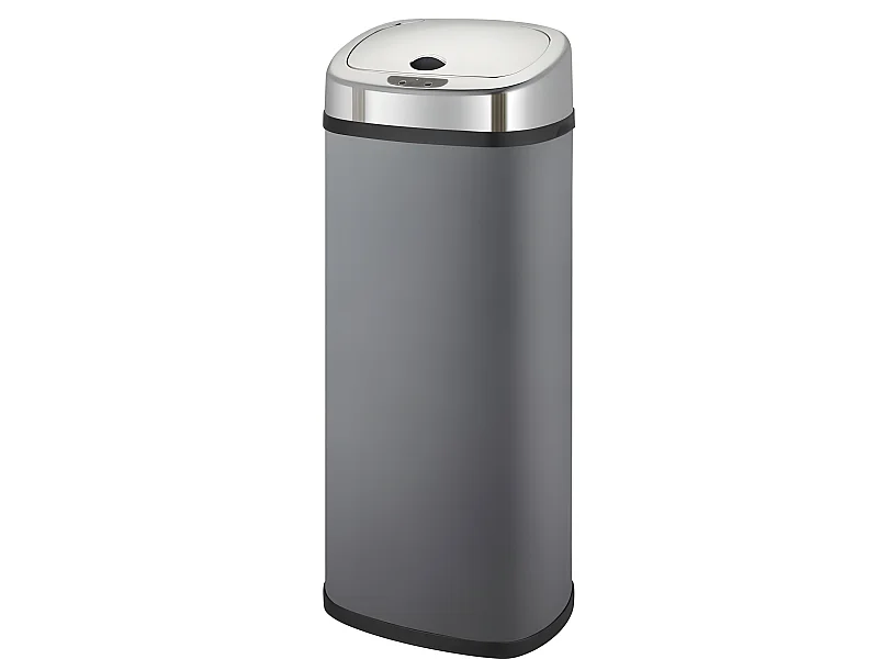 Poubelle de cuisine automatique LARGO Gris Acier inoxydable 42L
