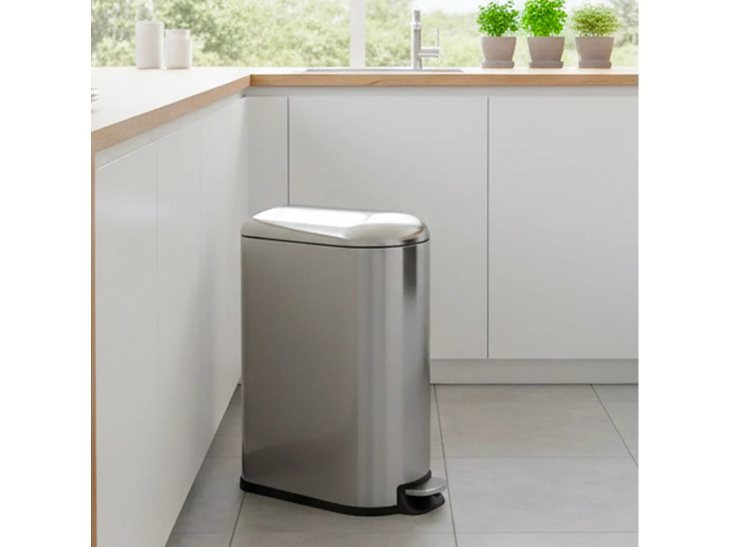 Keukenafvalbak met pedaal 40L FULLER