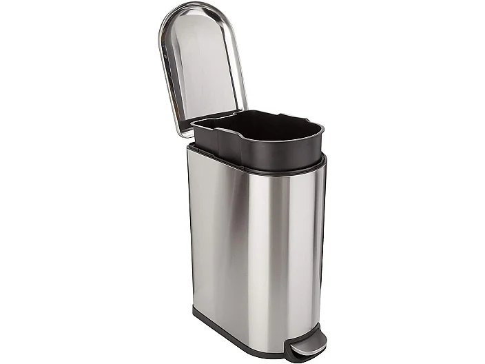 Poubelle de cuisine à pédale FULLER Argent Acier inoxydable 40L