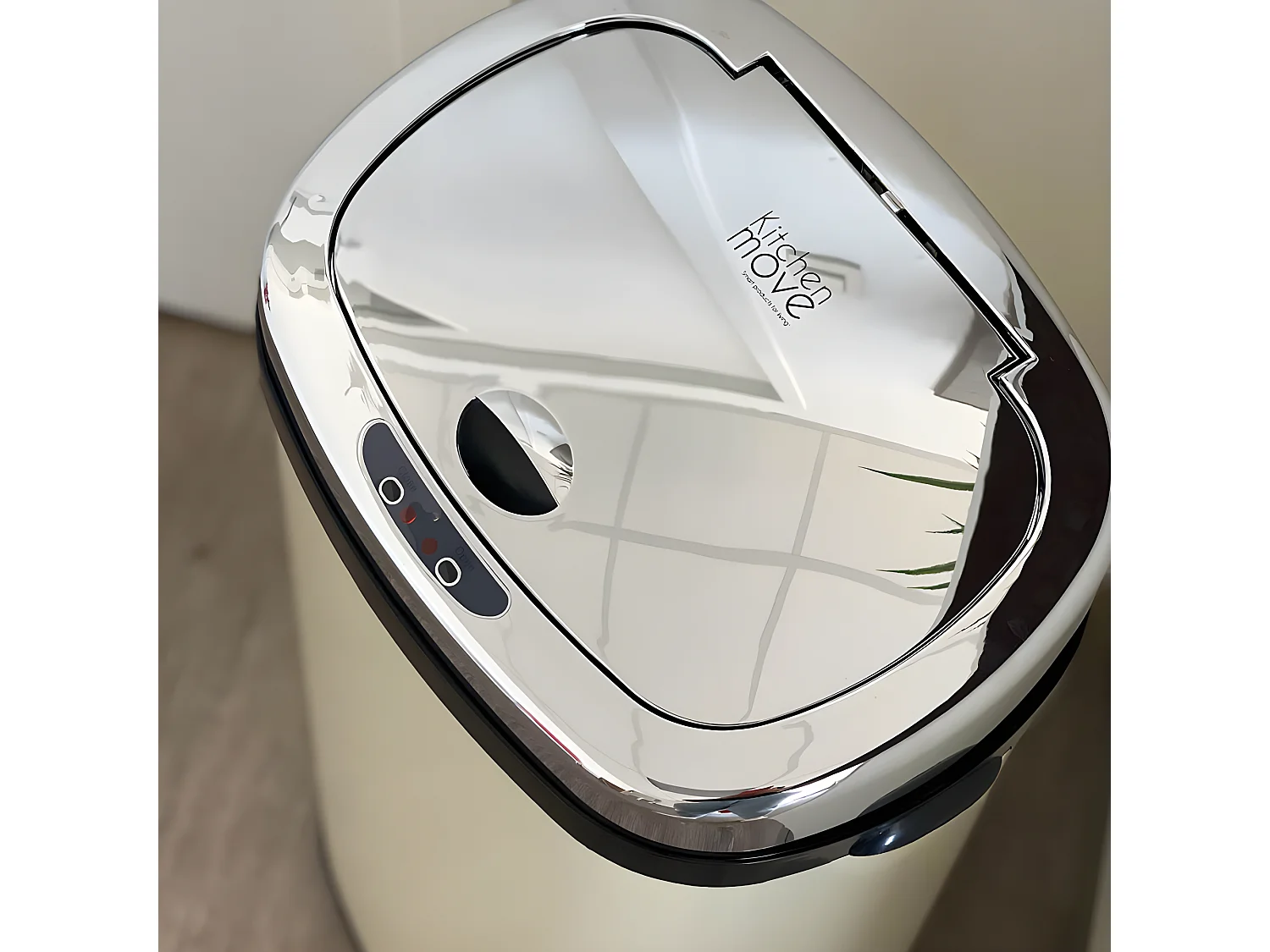 Poubelle de cuisine automatique LARGO Beige Acier inoxydable 42 L