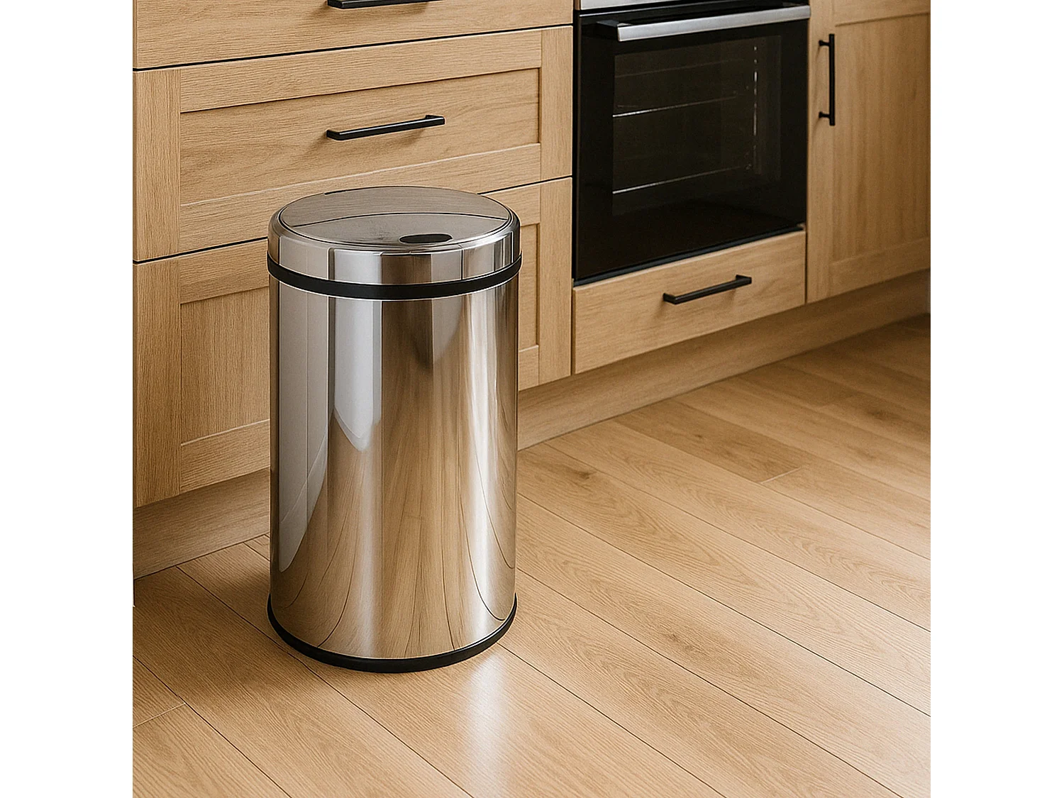 Poubelle de cuisine automatique ARTIC Argent Acier inoxydable 30L