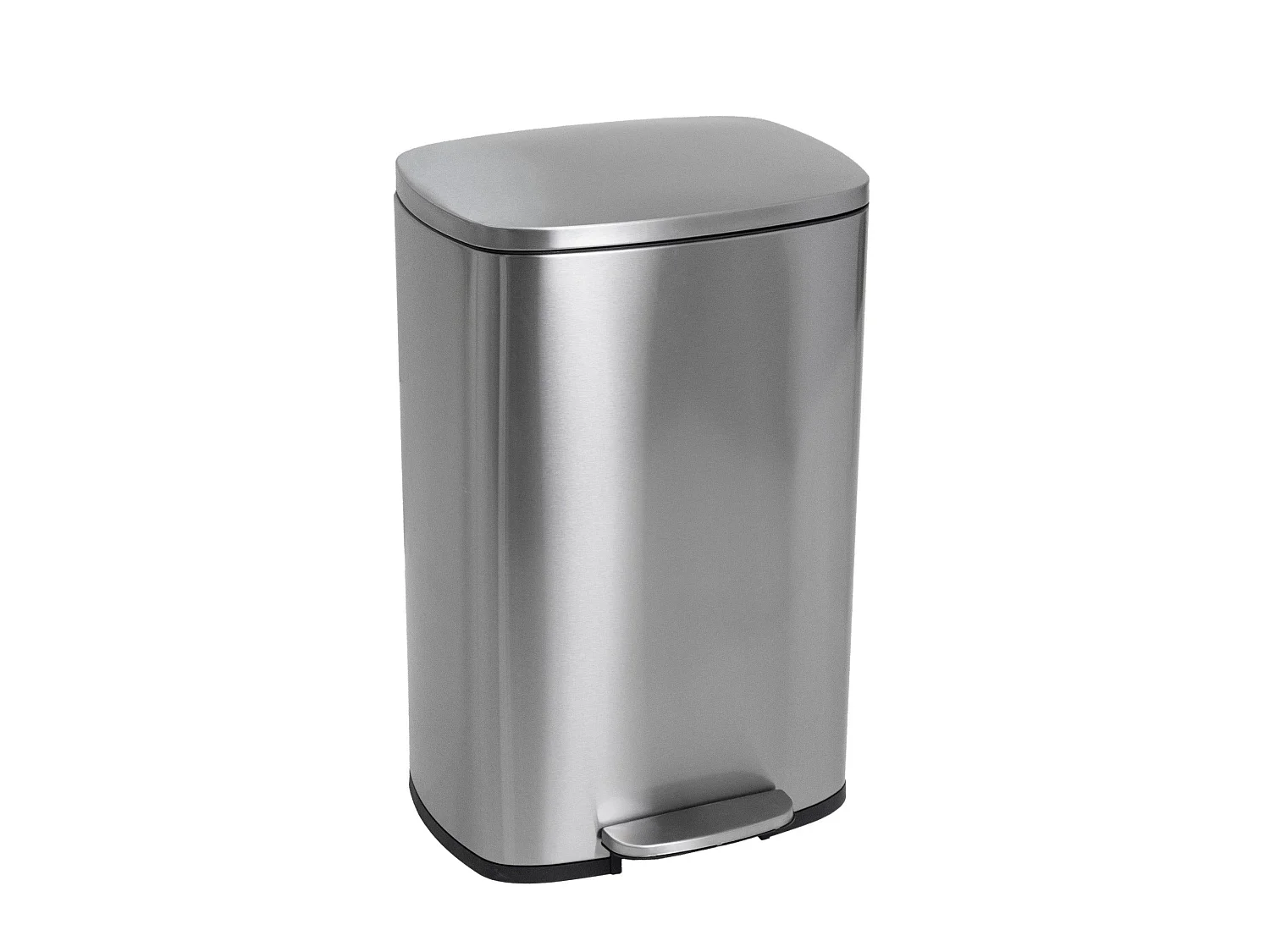Poubelle à pédale inox ADMIRAL argent 50L