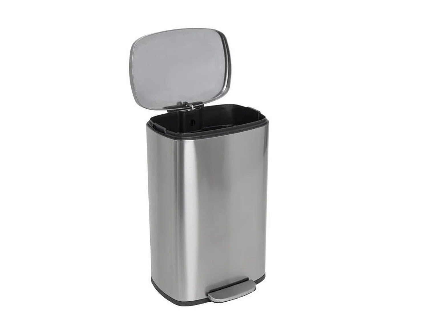 Poubelle à pédale inox ADMIRAL argent 50L